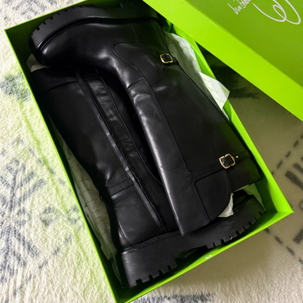 Sam Edelman Elayna black leather boot
